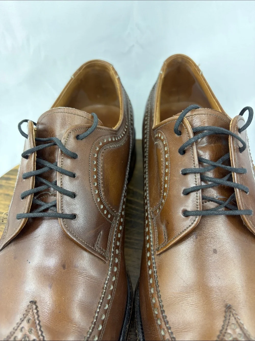 Vintage Florsheim Imperial Kenmoor Wingtip Brown Leather Oxford, Mens 9
